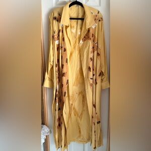 OOAK Hand Painted Giraffe Duster